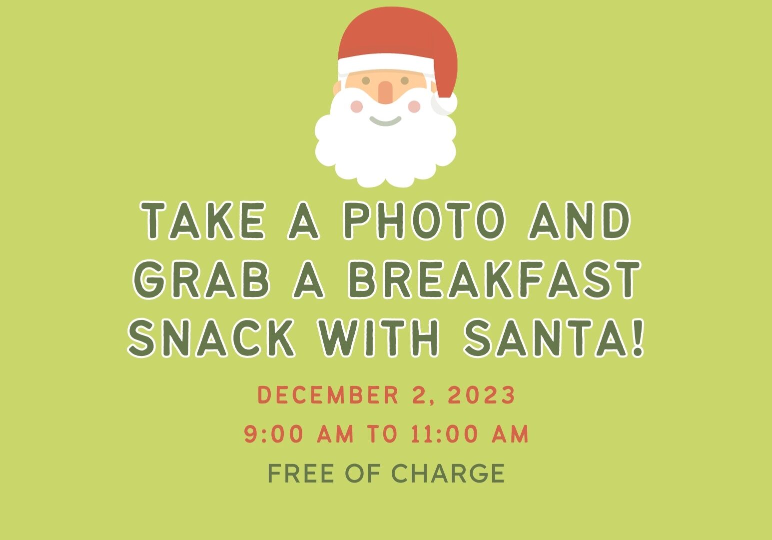Photo and Breakfast with Santa