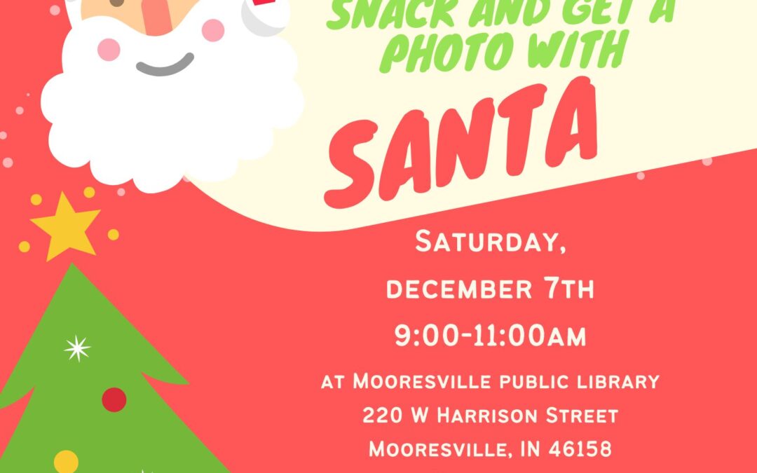 See Santa this Victorian Christmas at Mooresville Public Library!